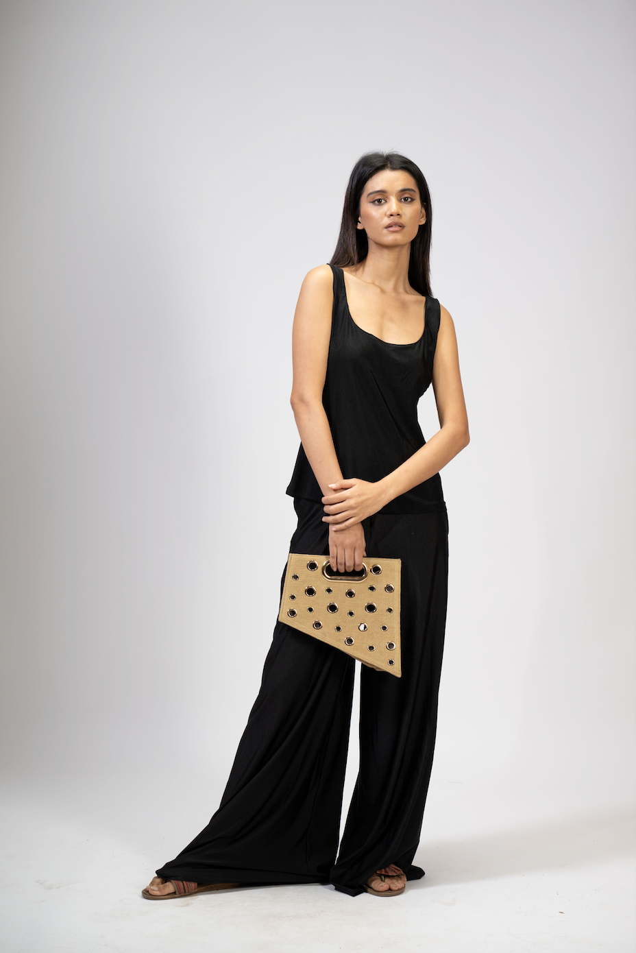Wheat Maxi Quad Clutch