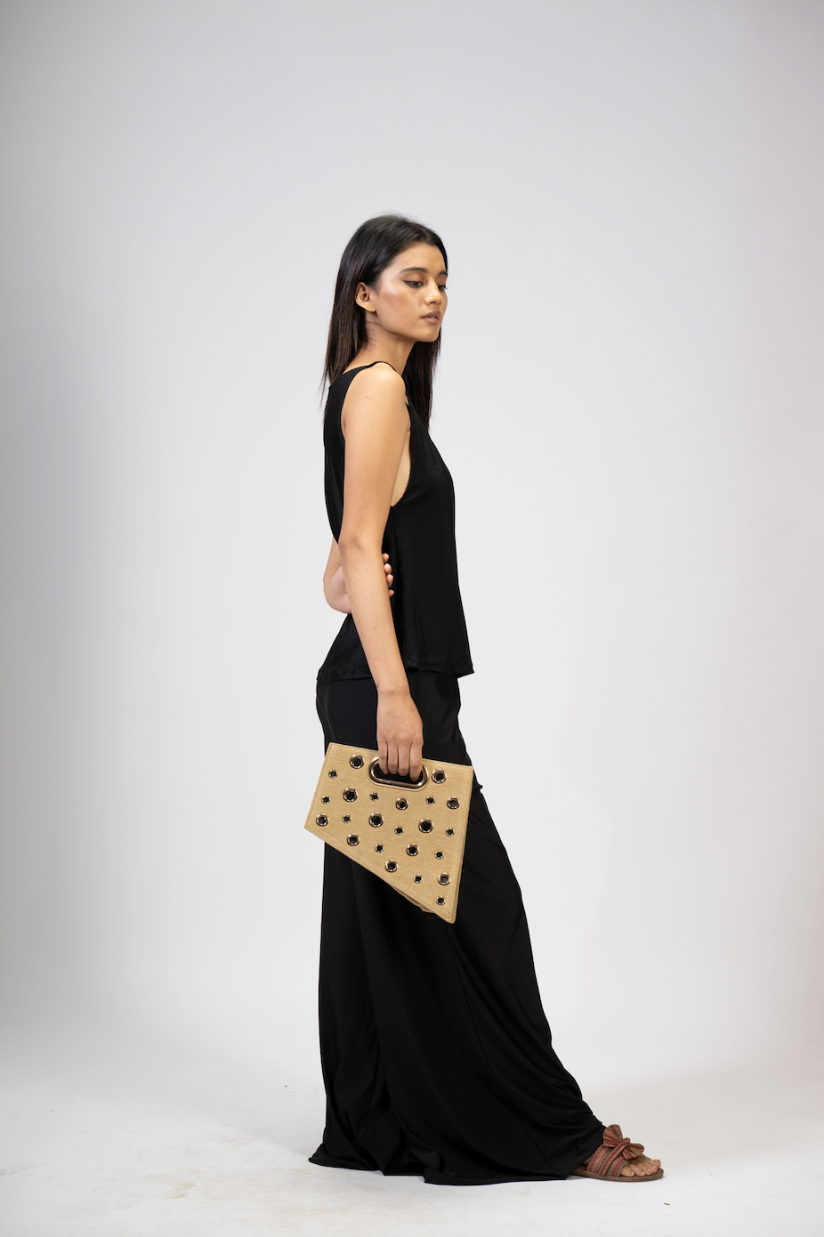 Wheat Maxi Quad Clutch