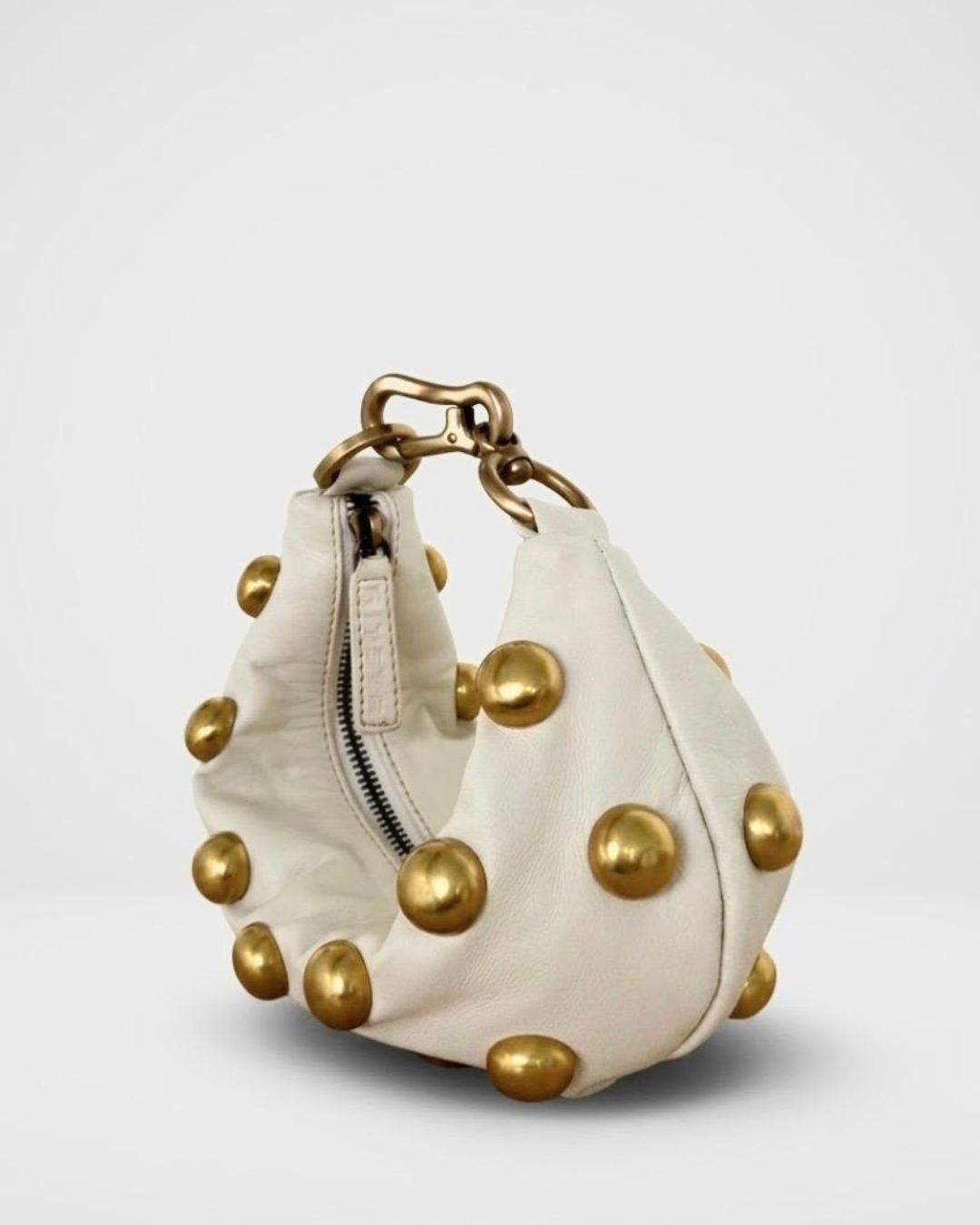Ivory Mini Donut Bag