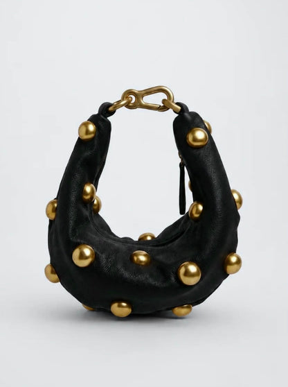 Coal Midi Donut Bag
