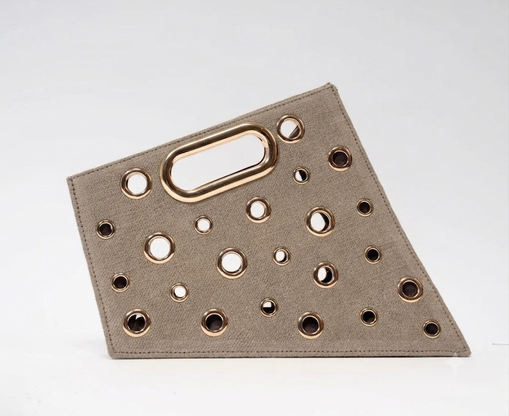 Wheat Maxi Quad Clutch