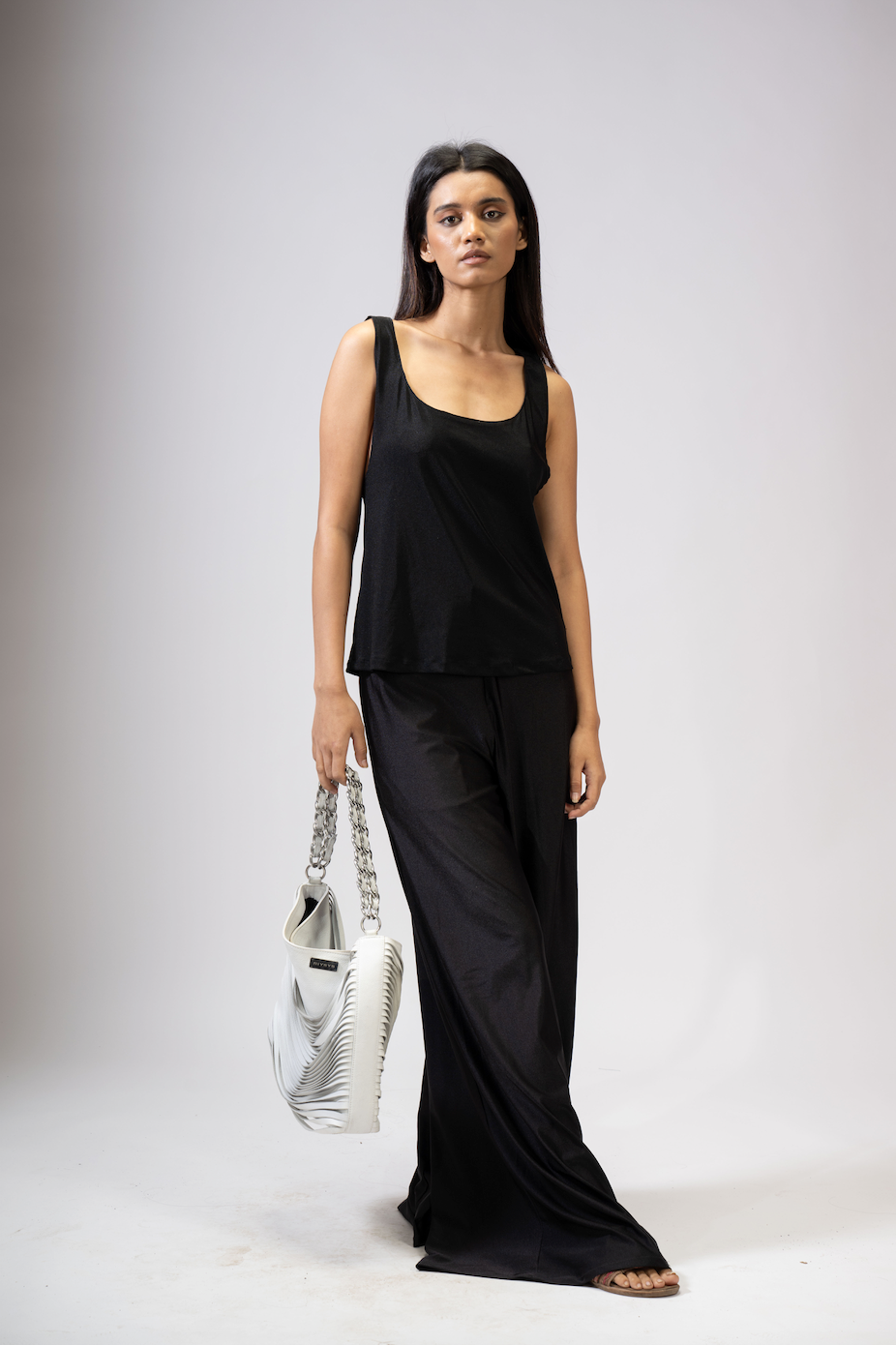 Ivory Cut Tote Bag