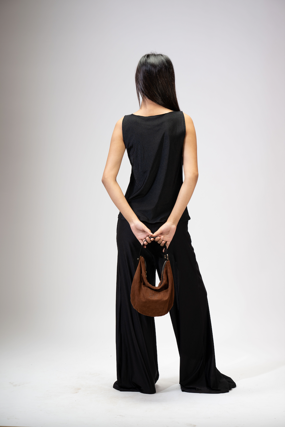Brick Suede Sack Bag