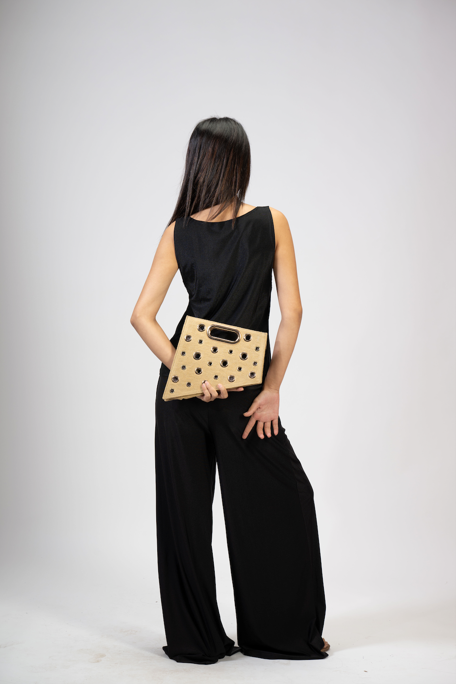 Wheat Maxi Quad Clutch