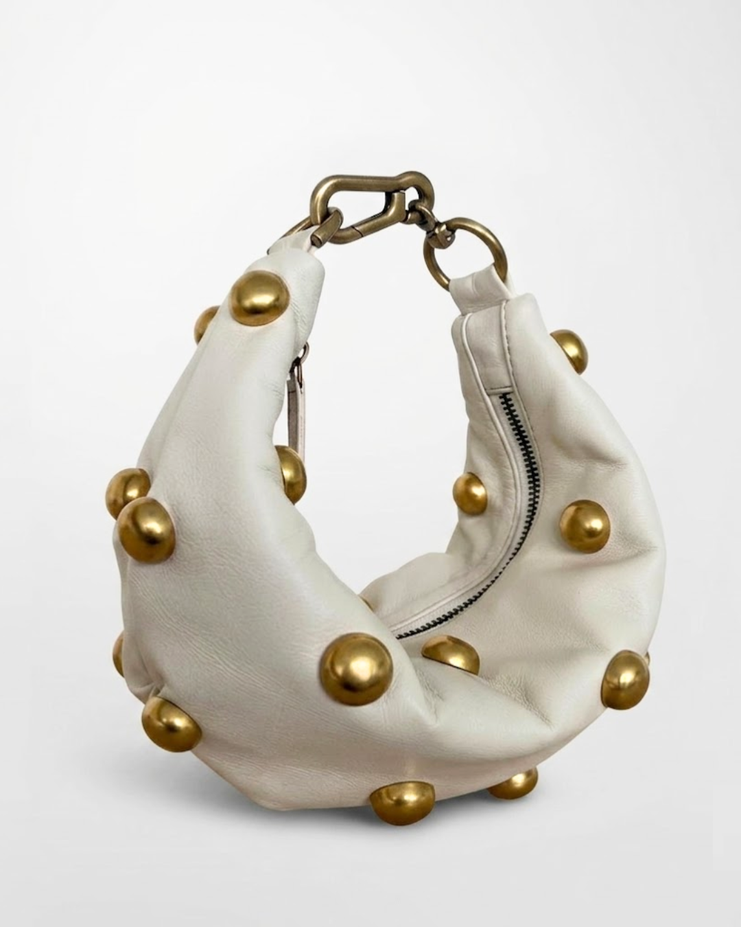Ivory Midi Donut Bag