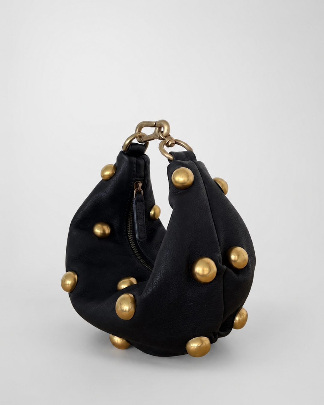 Coal Midi Donut Bag