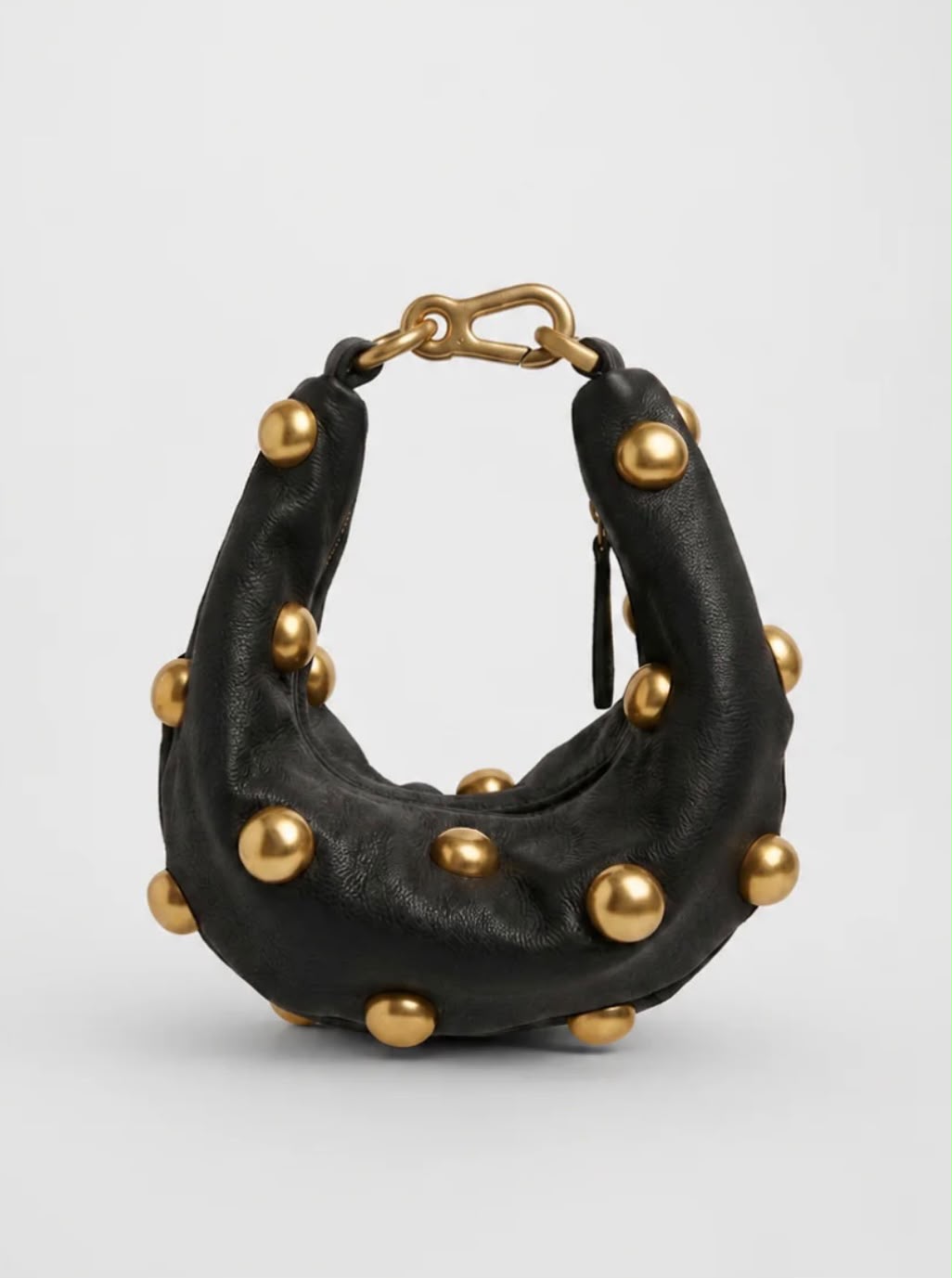 Coal Midi Donut Bag
