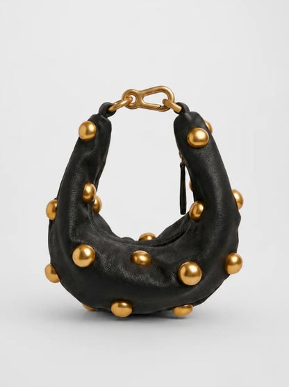 Coal Midi Donut Bag