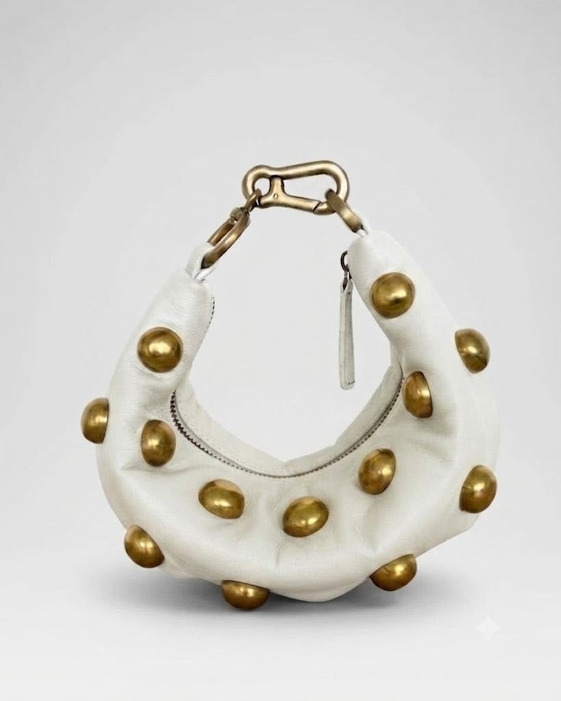 Ivory Mini Donut Bag