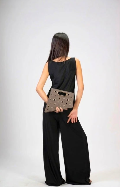 Wheat Maxi Quad Clutch