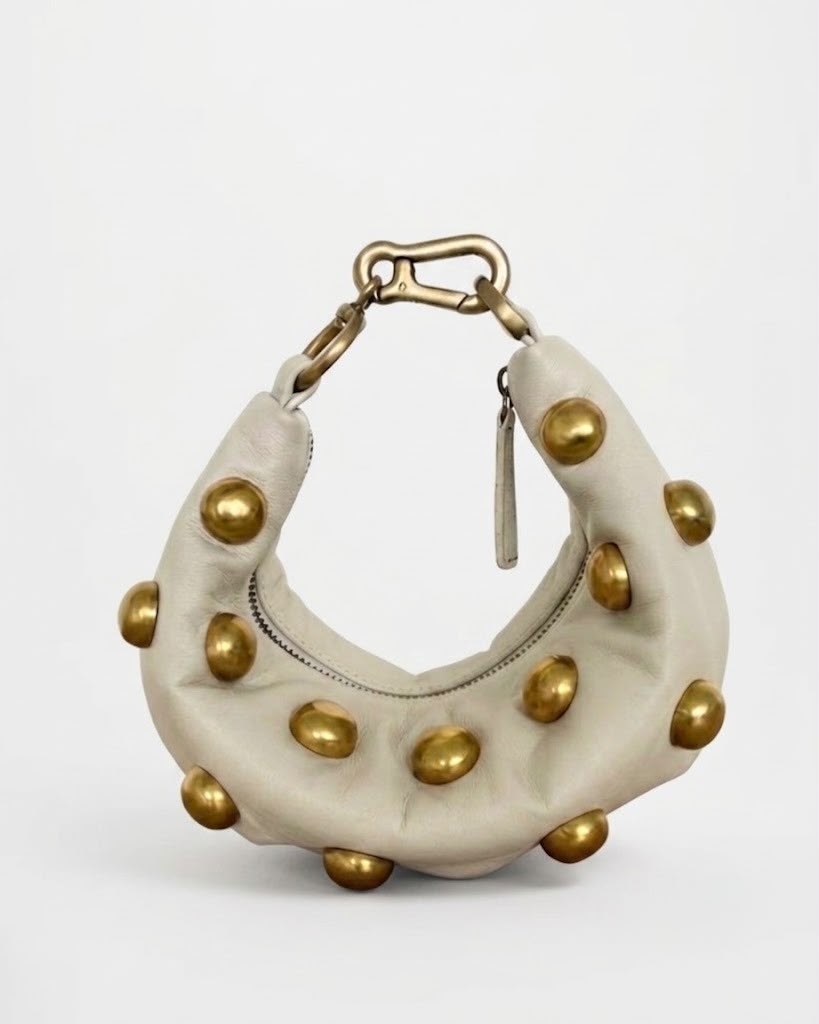 Ivory Mini Donut Bag