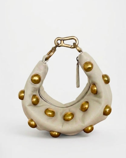 Ivory Mini Donut Bag