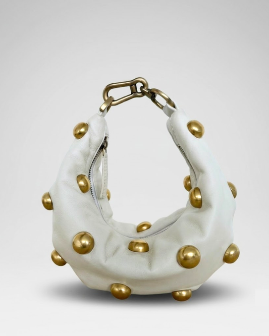 Ivory Midi Donut Bag