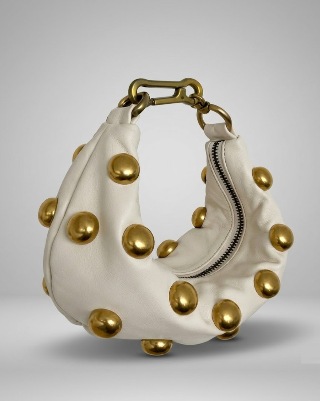 Ivory Mini Donut Bag